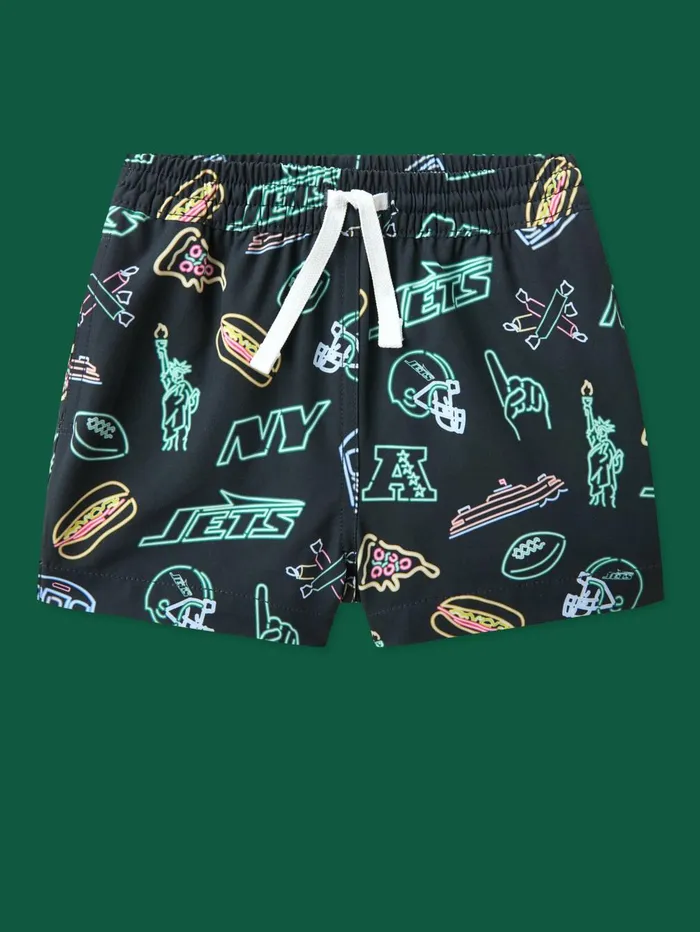 Chubbies Toddler 6m6 Swim The Neon Jets New York Jets Black