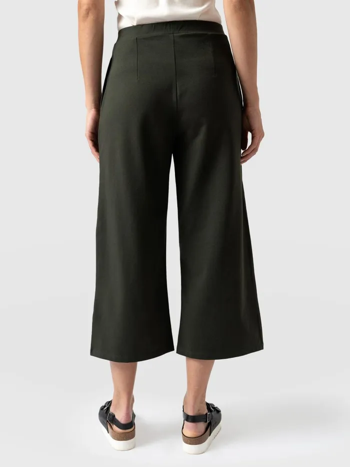 City Culotte 8211 Khaki Pleats Khaki Pleats Women Saint And Sofia Shorts