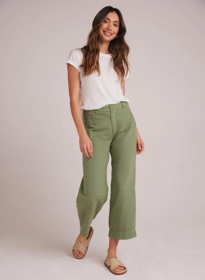 Claire Welt Pocket Crop 8211 Lush Foliage Women Bella Dahl Pants