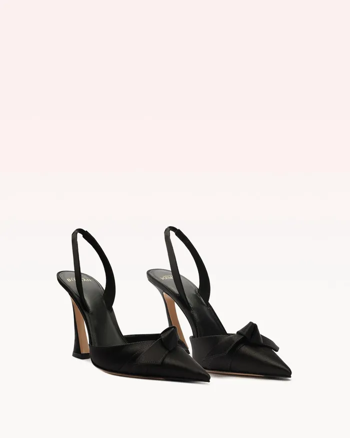 Clarita Bell Slingback 100 Black Black Women Alexandre Birman Pumps