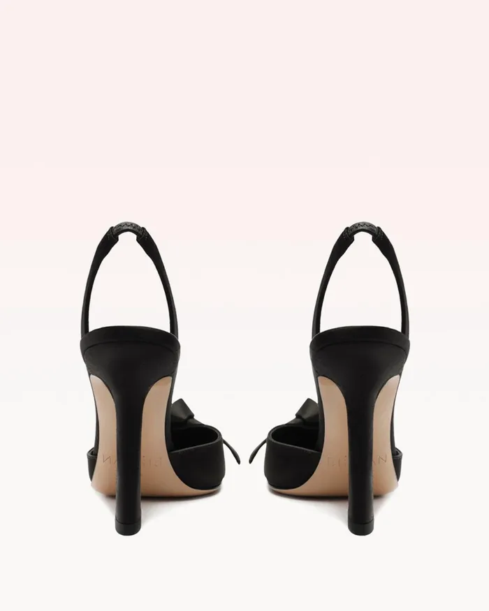 Clarita Bell Slingback 100 Black Black Women Alexandre Birman Pumps