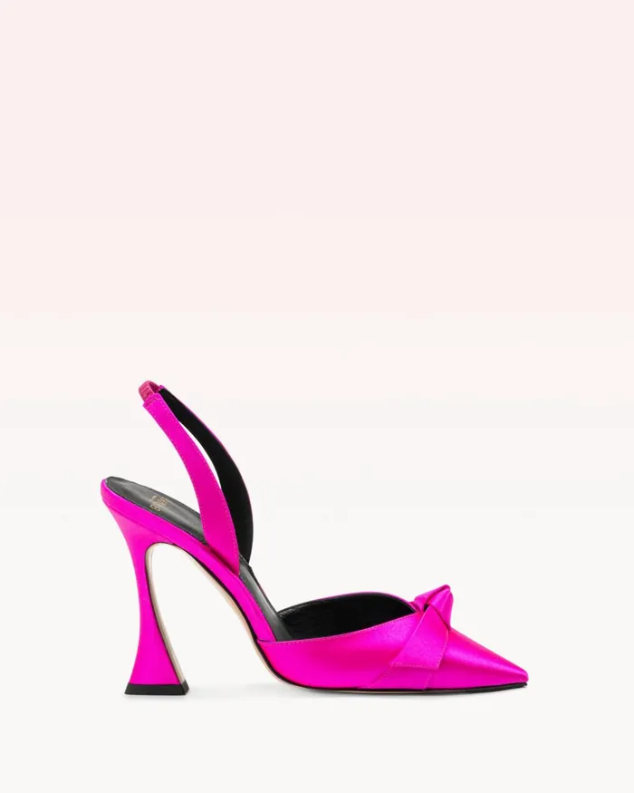 Clarita Bell Slingback 100 Neon Pink Neon Pink Women Alexandre Birman Pumps