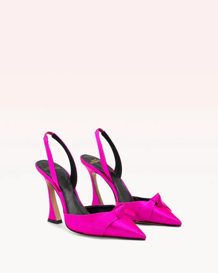 Clarita Bell Slingback 100 Neon Pink Neon Pink Women Alexandre Birman Pumps