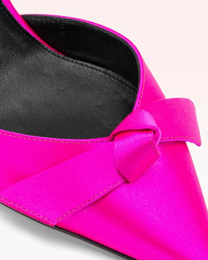 Clarita Bell Slingback 100 Neon Pink Neon Pink Women Alexandre Birman Pumps