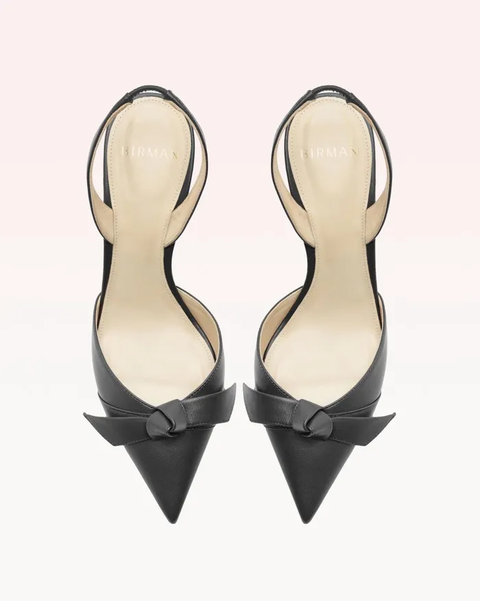 Clarita Bell Slingback 85 Black Women Alexandre Birman Pumps