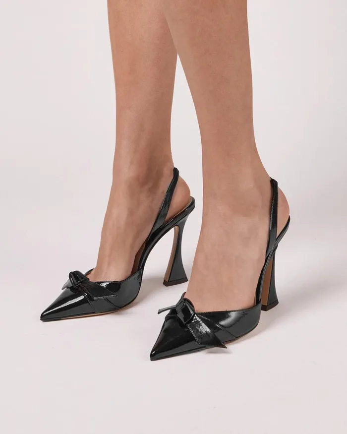 Clarita Bell Slingback 85 Pump Slingback Heels Black Women Alexandre Birman Pumps