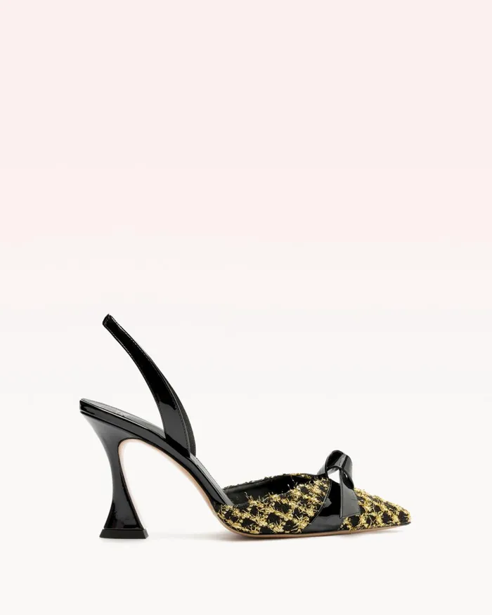Clarita Bell Slingback 85 Tweed Oro Alexandre Birman Clarita Slingback Oro Women Alexandre Birman Pumps Clarita Bell Slingback 85 Tweed Oro Alexandre Birman Clarita Slingback Oro Women Alexandre Birman Pumps