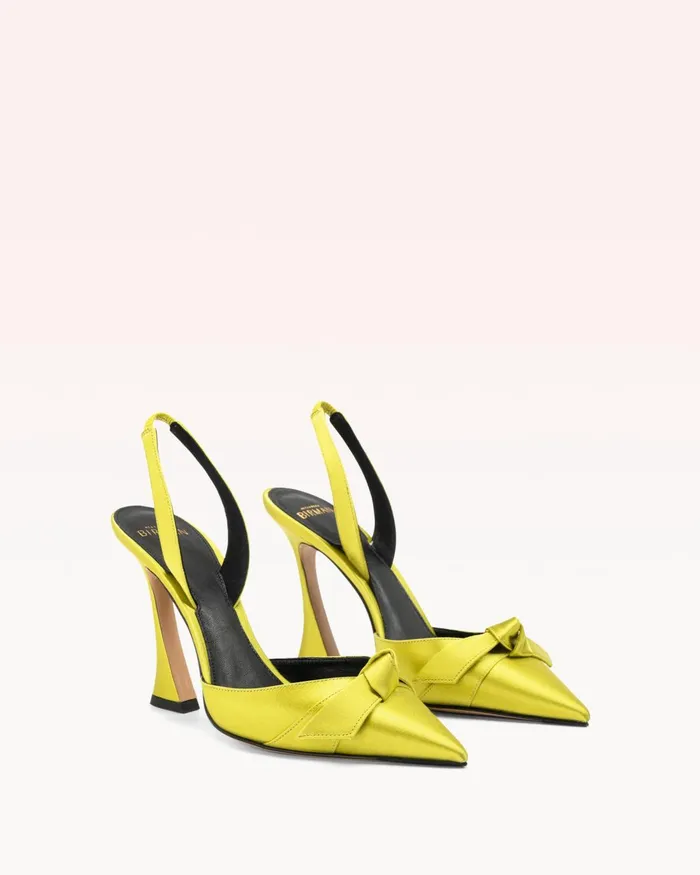 Clarita Bell Slingback Lime Lime Women Alexandre Birman Pumps