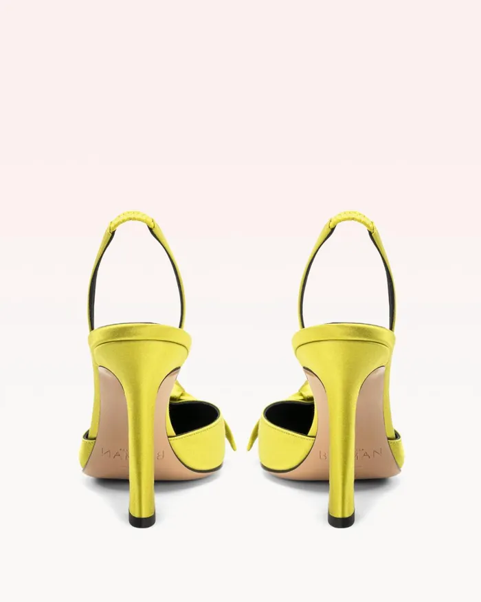 Clarita Bell Slingback Lime Lime Women Alexandre Birman Pumps