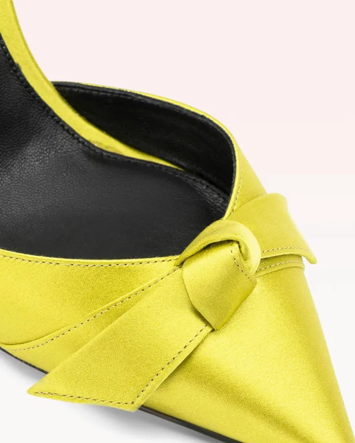 Clarita Bell Slingback Lime Lime Women Alexandre Birman Pumps