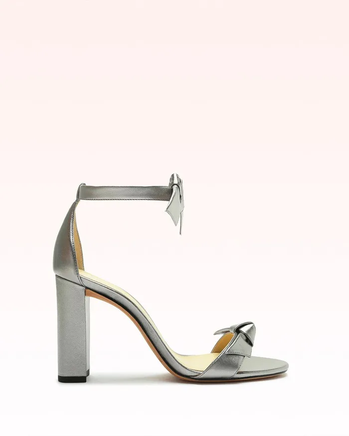 Clarita Block 90 Metallic Graphite Graphite Women Alexandre Birman Sandals