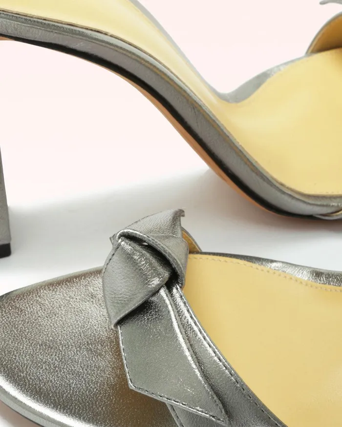 Clarita Block 90 Metallic Graphite Graphite Women Alexandre Birman Sandals