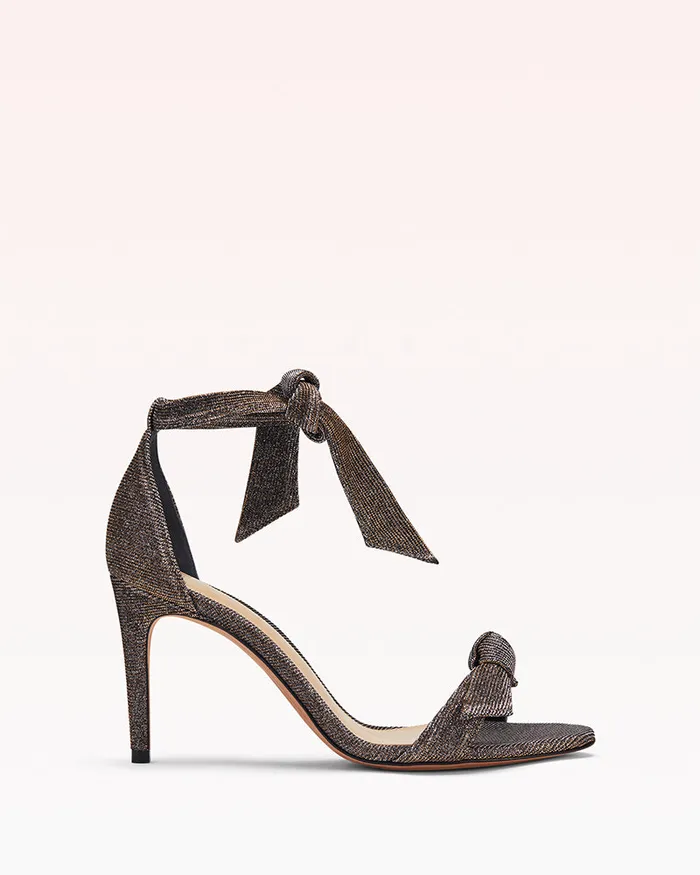Clarita Bow Tie Mid Heel Sandal In Notturno Fabric Alexandre Birman Stellar Women Alexandre Birman Sandals Clarita Bow Tie Mid Heel Sandal In Notturno Fabric Alexandre Birman Stellar Women Alexandre Birman Sandals