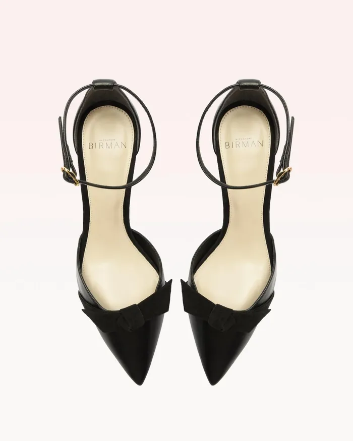 Clarita Flare Pump 60 Black Black Women Alexandre Birman Pumps