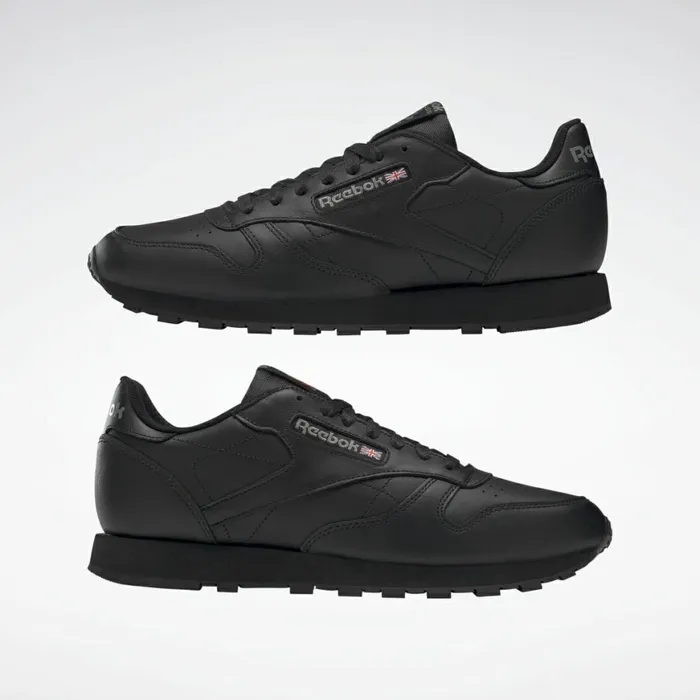 Classic Leather Mens Reebok Classic Leather Shoes Black