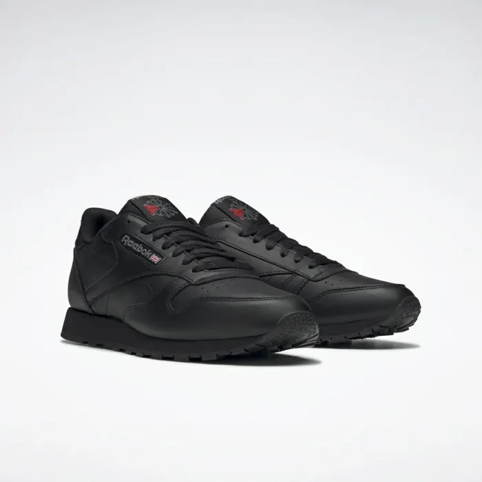 Classic Leather Mens Reebok Classic Leather Shoes Black