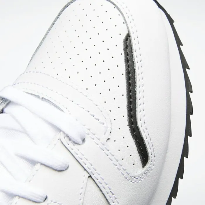 Classic Leather Womens Reebok Classic Leather Ripple ATI 90s Shoes White Black Primal Red