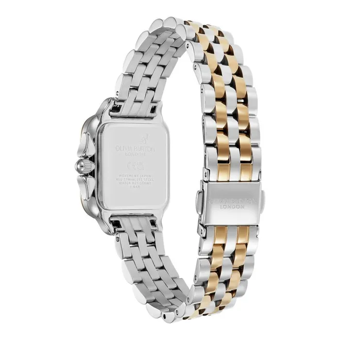 Classic Watches Women Olivia Burton 28mm Grosvenor Black and Two Tone Bracelet Watch