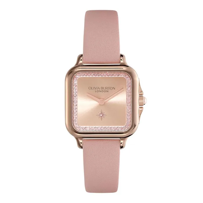 Classic Watches Women Olivia Burton 28mm Grosvenor Rose Gold and Mellow Rose Leather Strap Watch Classic Watches Women Olivia Burton 28mm Grosvenor Rose Gold and Mellow Rose Leather Strap Watch