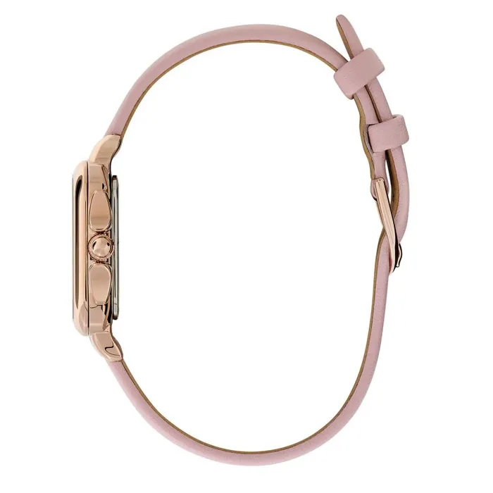 Classic Watches Women Olivia Burton 28mm Grosvenor Rose Gold and Mellow Rose Leather Strap Watch