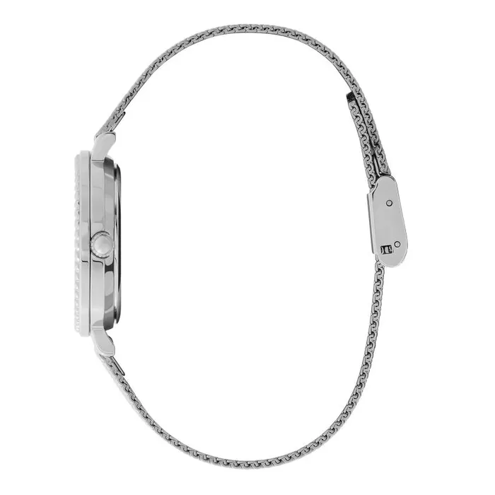 Classic Watches Women Olivia Burton 30mm Vintage Bead Silver Mesh Watch