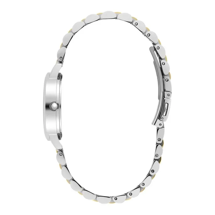 Classic Watches Women Olivia Burton 30mm White and Two Tone Bracelet Watch