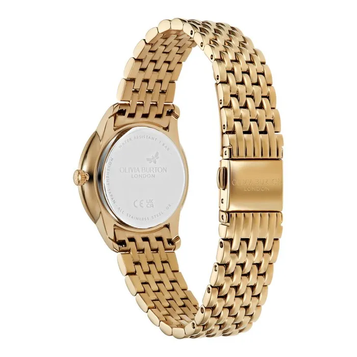 Classic Watches Women Olivia Burton 32mm Swirl Sage Green and Gold Bracelet Watch