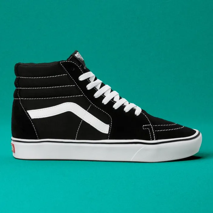 Classics Shoes Men Vans ComfyCush Sk8Hi Blacktrue White Classics Shoes Men Vans ComfyCush Sk8Hi Blacktrue White