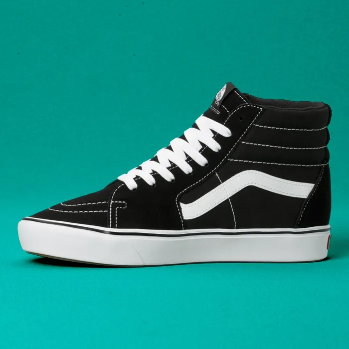 Classics Shoes Men Vans ComfyCush Sk8Hi Blacktrue White Classics Shoes Men Vans ComfyCush Sk8Hi Blacktrue White