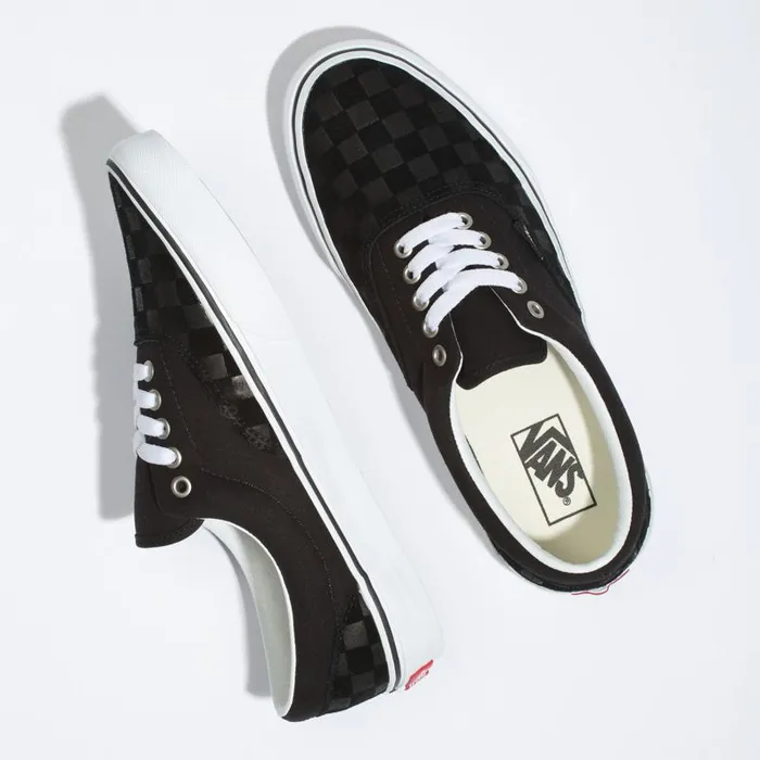 Classics Shoes Men Vans Deboss Checkerboard Era Blacktrue White Classics Shoes Men Vans Deboss Checkerboard Era Blacktrue White