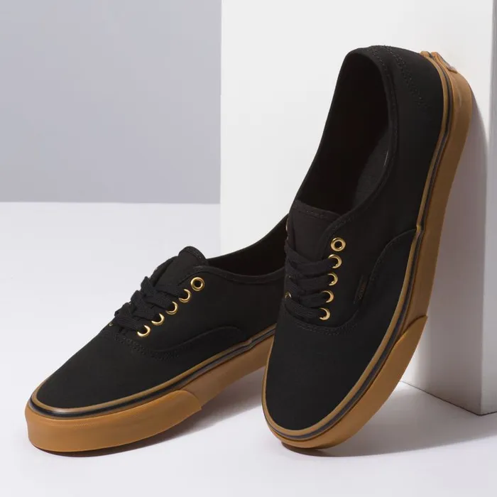 Classics Shoes Men Vans Gum Authentic Blackrubber Classics Shoes Men Vans Gum Authentic Blackrubber