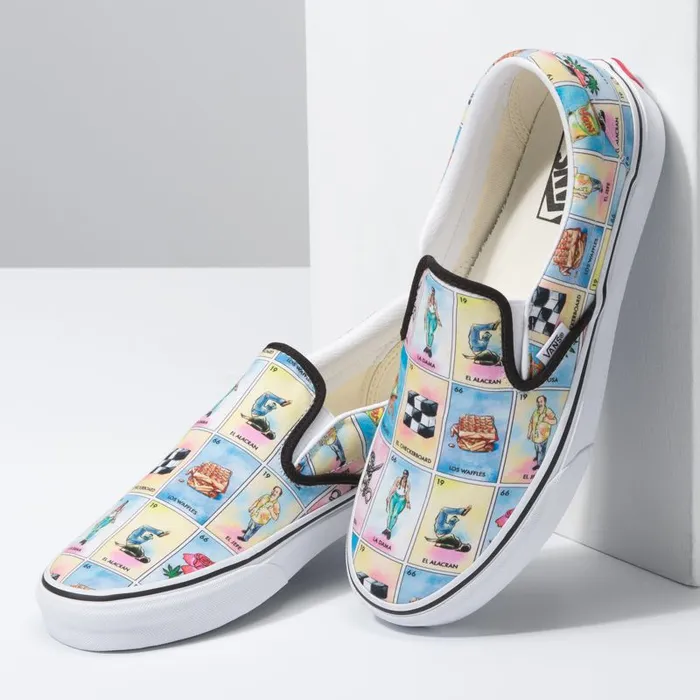 Classics Shoes Men Vans LosSlipOn Multitrue White Classics Shoes Men Vans LosSlipOn Multitrue White