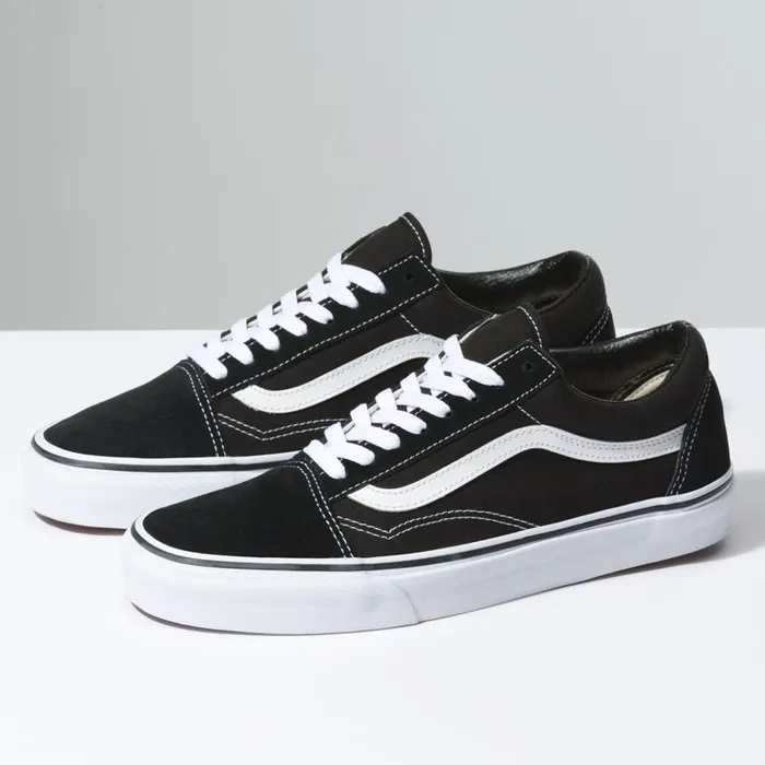 Classics Shoes Men Vans Old Skool Blackwhite