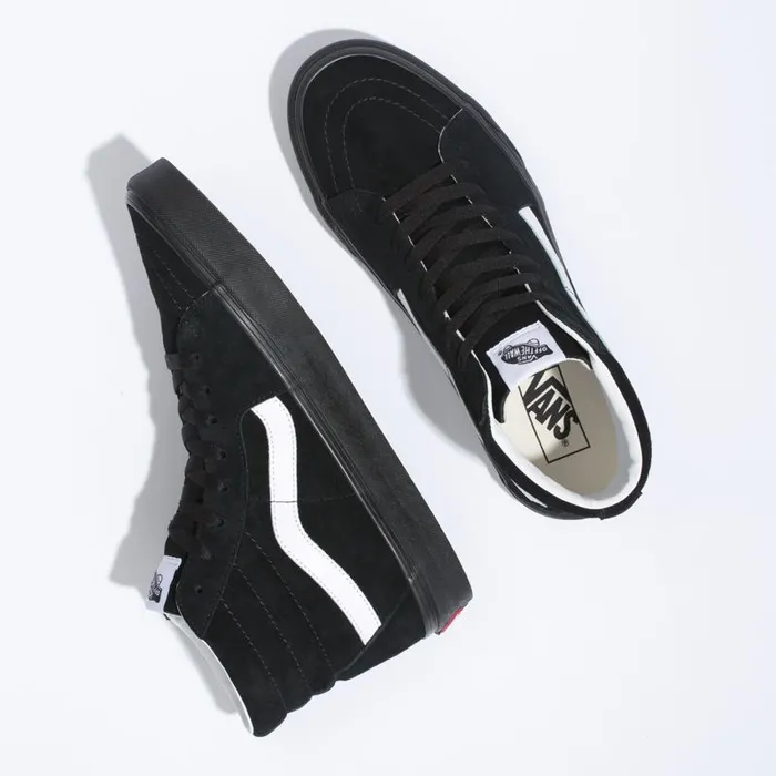 Classics Shoes Men Vans Pig Suede Sk8Hi Blackblack Classics Shoes Men Vans Pig Suede Sk8Hi Blackblack