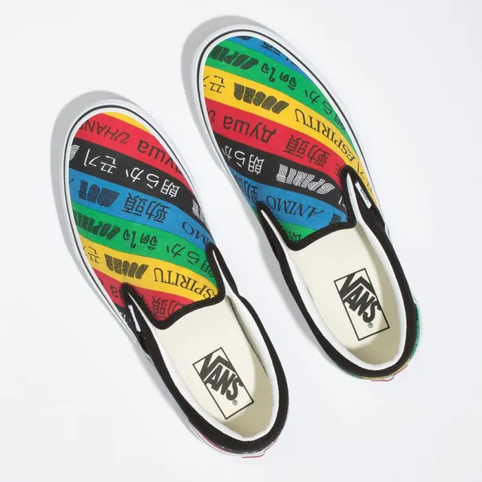 Classics Shoes Men Vans Spirit SlipOn Multitrue White Classics Shoes Men Vans Spirit SlipOn Multitrue White