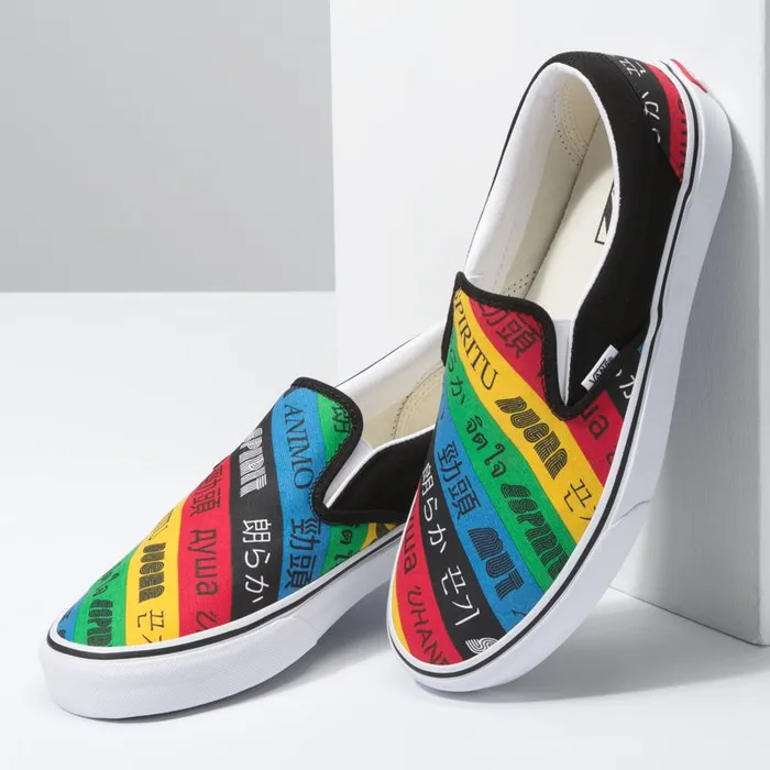 Classics Shoes Men Vans Spirit SlipOn Multitrue White Classics Shoes Men Vans Spirit SlipOn Multitrue White