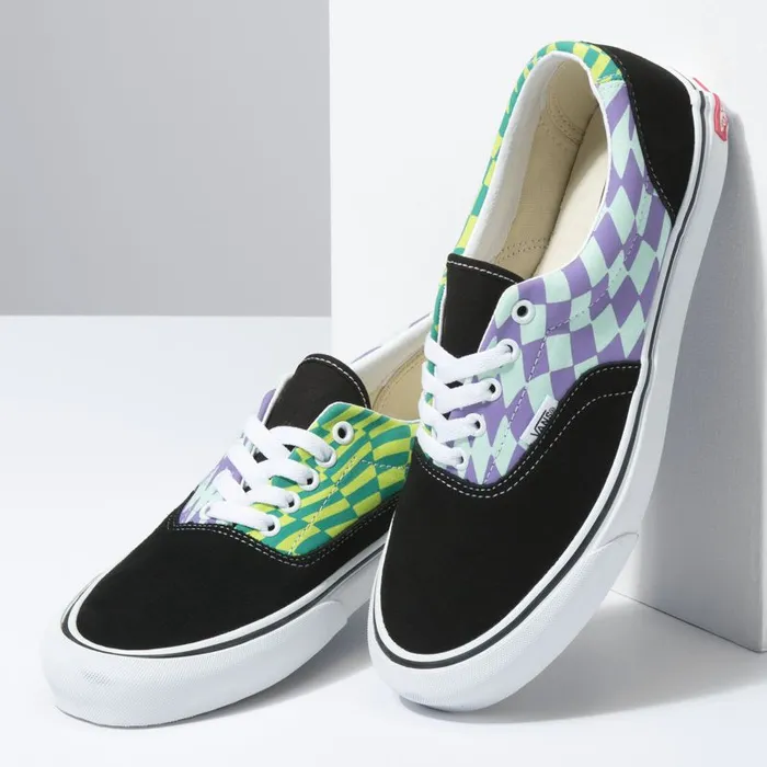 Classics Shoes Men Vans Warp Checker Era Twist Blackbay Classics Shoes Men Vans Warp Checker Era Twist Blackbay