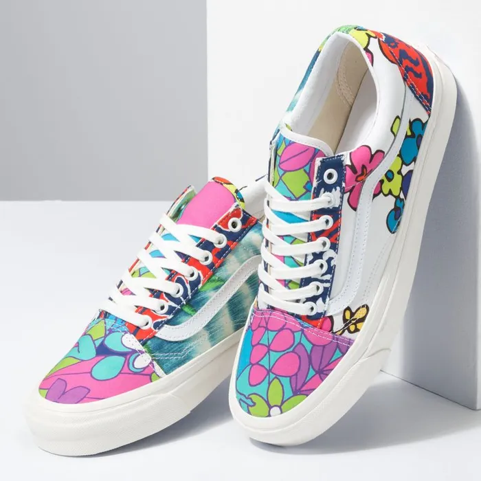 Classics Shoes MenWomen Vans Anaheim Factory Old Skool 36 DX Hoffman Fabricsfloral Mix Classics Shoes MenWomen Vans Anaheim Factory Old Skool 36 DX Hoffman Fabricsfloral Mix