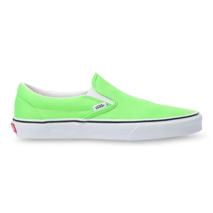 Classics Shoes MenWomen Vans Neon SlipOn Green Geckotrue White Classics Shoes MenWomen Vans Neon SlipOn Green Geckotrue White