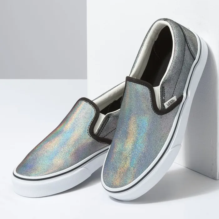 Classics Shoes MenWomen Vans Prism Suede Classic SlipOn Blacktrue White Classics Shoes MenWomen Vans Prism Suede Classic SlipOn Blacktrue White