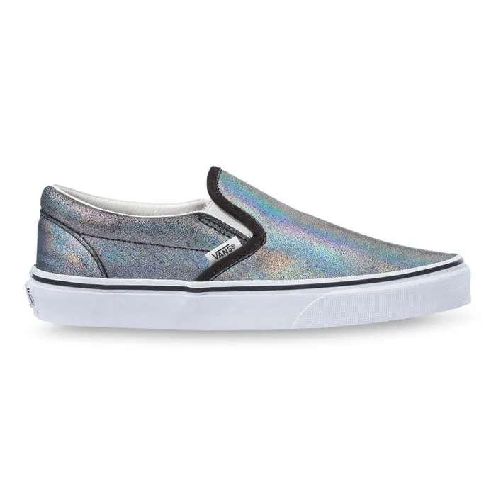 Classics Shoes MenWomen Vans Prism Suede Classic SlipOn Blacktrue White Classics Shoes MenWomen Vans Prism Suede Classic SlipOn Blacktrue White