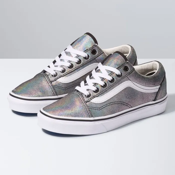 Classics Shoes MenWomen Vans Prism Suede Old Skool Blacktrue White