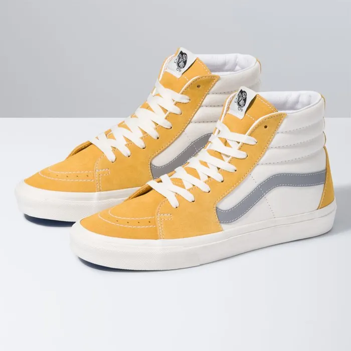 Classics Shoes MenWomen Vans Retro Sport Sk8Hi Honey Goldmarshmallow