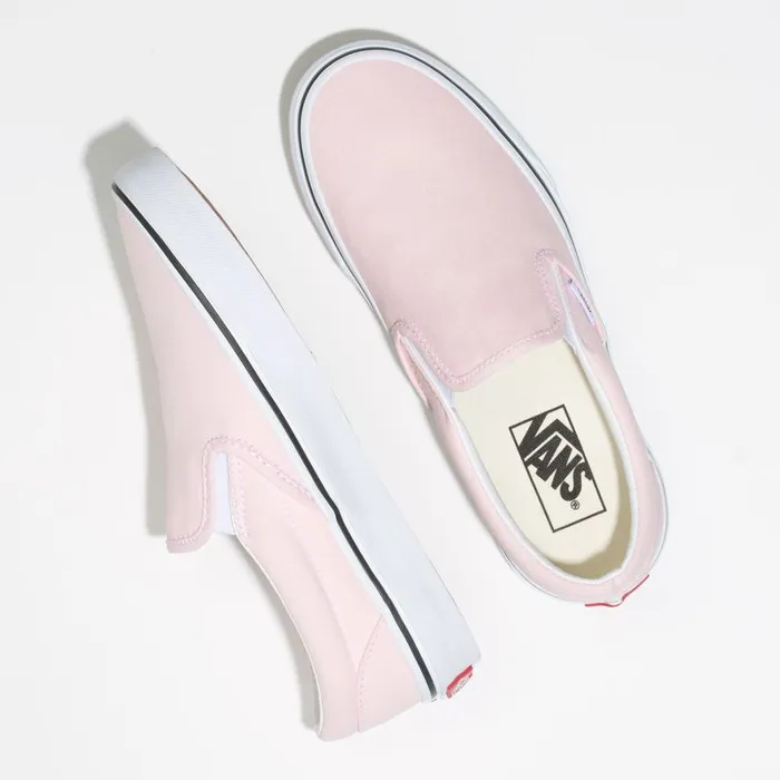 Classics Shoes MenWomen Vans SlipOn Blushingtrue White Classics Shoes MenWomen Vans SlipOn Blushingtrue White