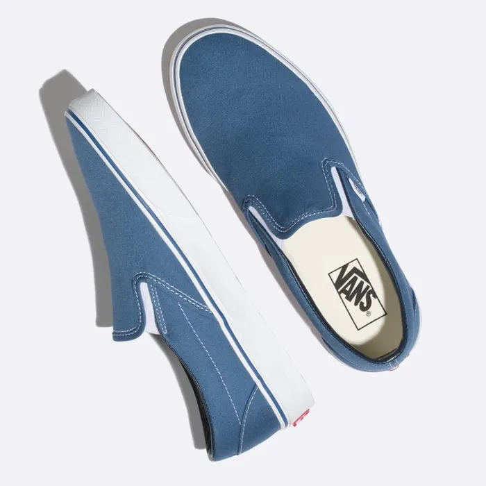 Classics Shoes MenWomen Vans SlipOn Navy Classics Shoes MenWomen Vans SlipOn Navy