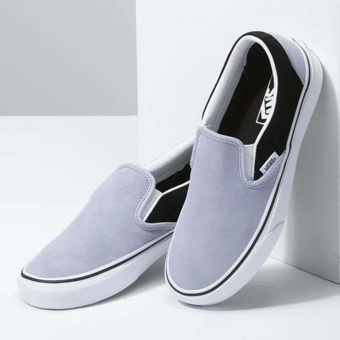 Classics Shoes MenWomen Vans Suede SlipOn Zen Blueblack Classics Shoes MenWomen Vans Suede SlipOn Zen Blueblack