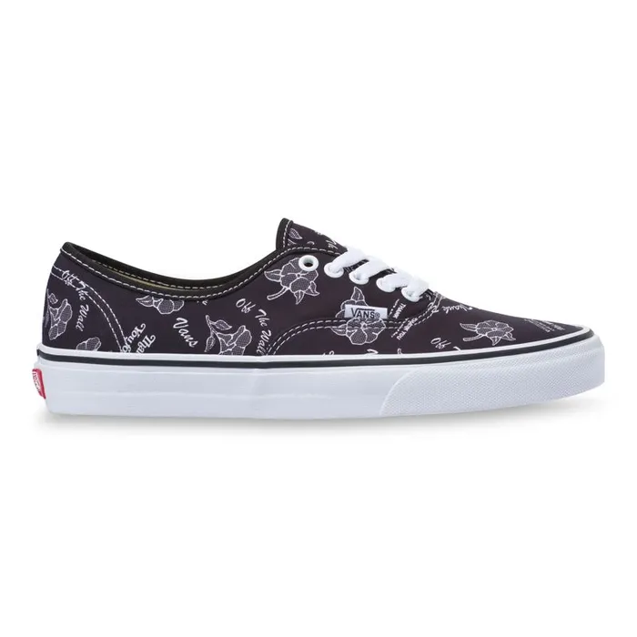 Classics Shoes MenWomen Vans Thank You Floral Authentic Blacktrue White Classics Shoes MenWomen Vans Thank You Floral Authentic Blacktrue White