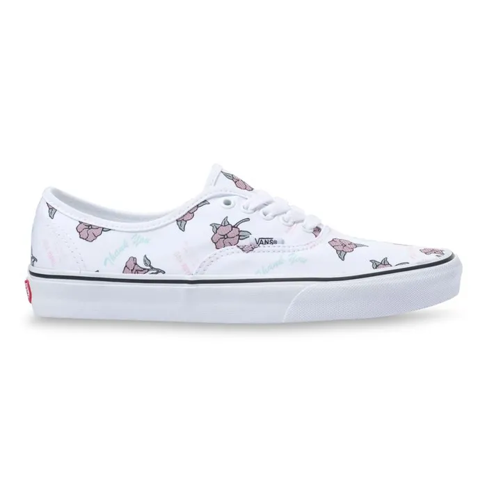 Classics Shoes MenWomen Vans Thank You Floral Authentic True Whitetrue White Classics Shoes MenWomen Vans Thank You Floral Authentic True Whitetrue White