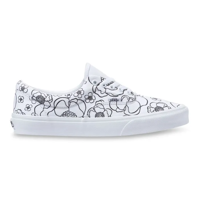 Classics Shoes MenWomen Vans UColor Era Floraltrue White Classics Shoes MenWomen Vans UColor Era Floraltrue White