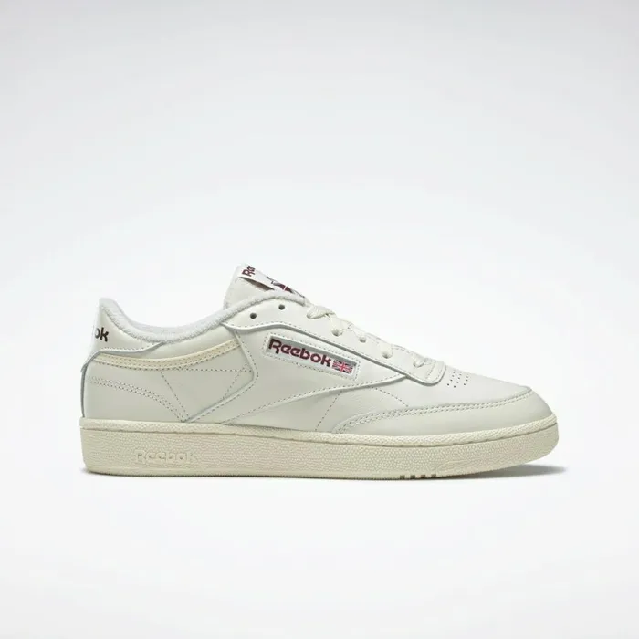 Classics Shoes Mens Reebok Club C 85 Shoes Classic White Classic White Collegiate Burgundy Classics Shoes Mens Reebok Club C 85 Shoes Classic White Classic White Collegiate Burgundy